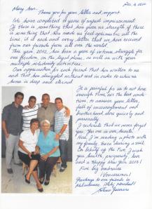 Antonio Guerrero 2013-1-23 letter